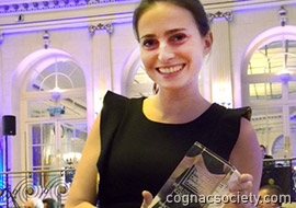 VD Elodie Abécassis med förstapriset i World Drink Award